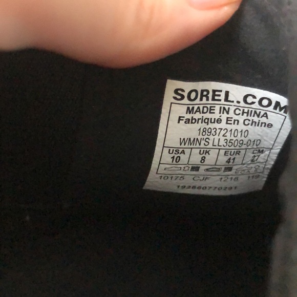 SOREL Joan of artic II Chelsea Black boots wedge - Picture 7 of 7